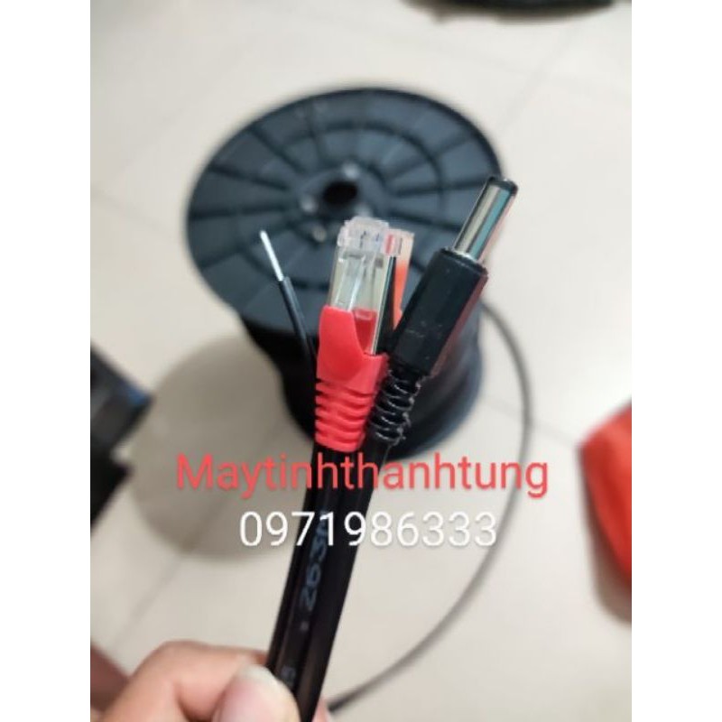 150m dây+20 giắc đực+50 hạt mạng