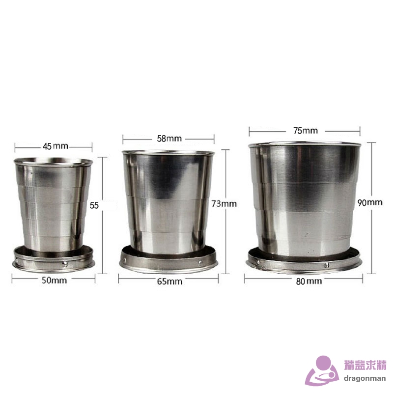 Ly Uống Nước Bằng Thép Không Gỉ Có Thể Xếp Gọn | BigBuy360 - bigbuy360.vn