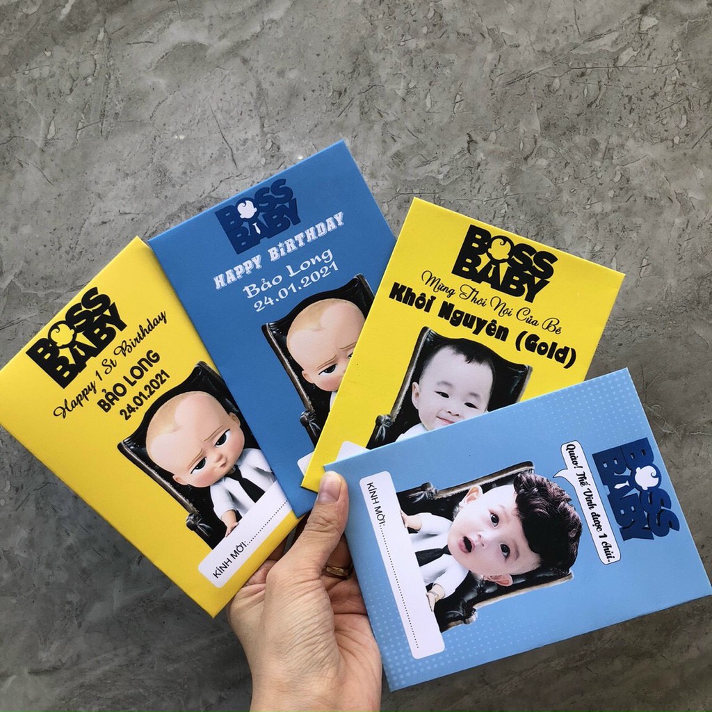 Thiệp Sinh nhật BaBy Boss - In từ 30 thiệp