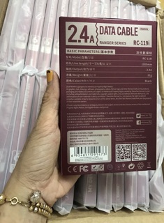 Cáp Sạc Remax RC-119i - Lightning (iPhone/iPad)
