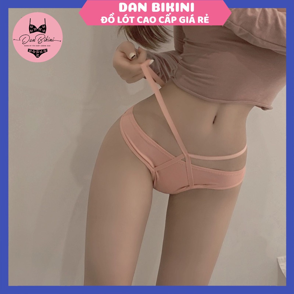 Quần Lót Nữ-Quần lót su cao cấp thiết kế dây đan chéo thoáng mát mềm mại MÃ C512