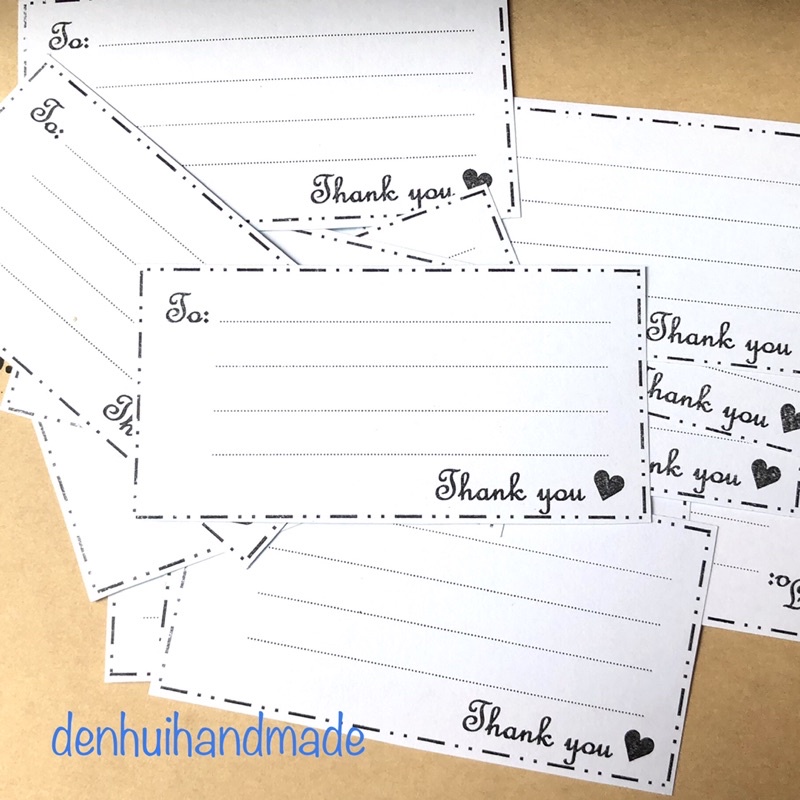 50/55 Nhãn Dán Sticker “TO…….. THANK YOU”