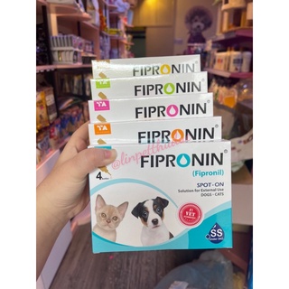 FIPRONIN (Fipronil) Nhỏ gáy loại bỏ ve và bọ chết - Hiệu quả ngay lần đầu -Sạch ve rận, bọ chét cho chó mèo