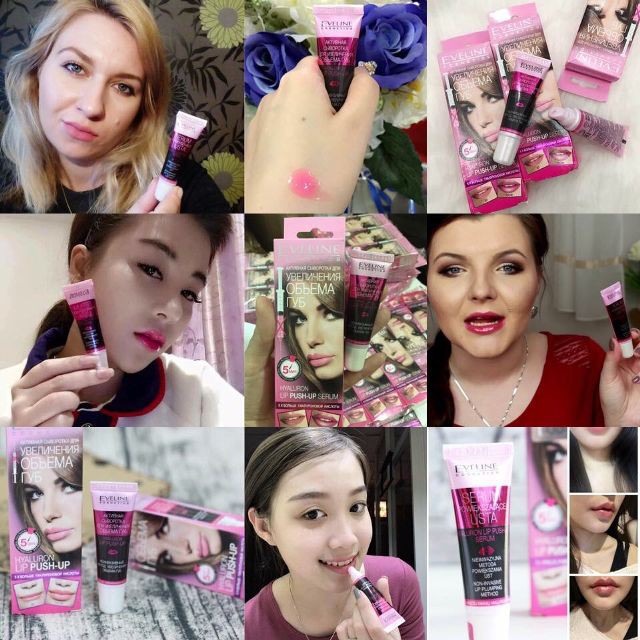 Serum dưỡng căng mọng môi EVELINE Lip Push - Up