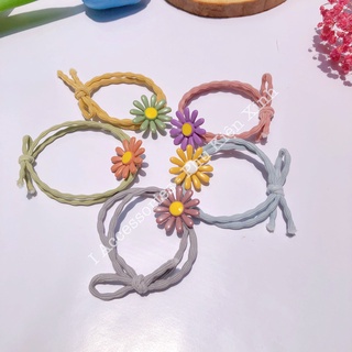 Dây Buộc Tóc Cột Tóc Nữ Hoa Cúc Siêu Dễ Thương I ACCESSORIES