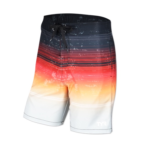 Quần Short Đi Biển TYR 17&quot; Stripes Boardshort