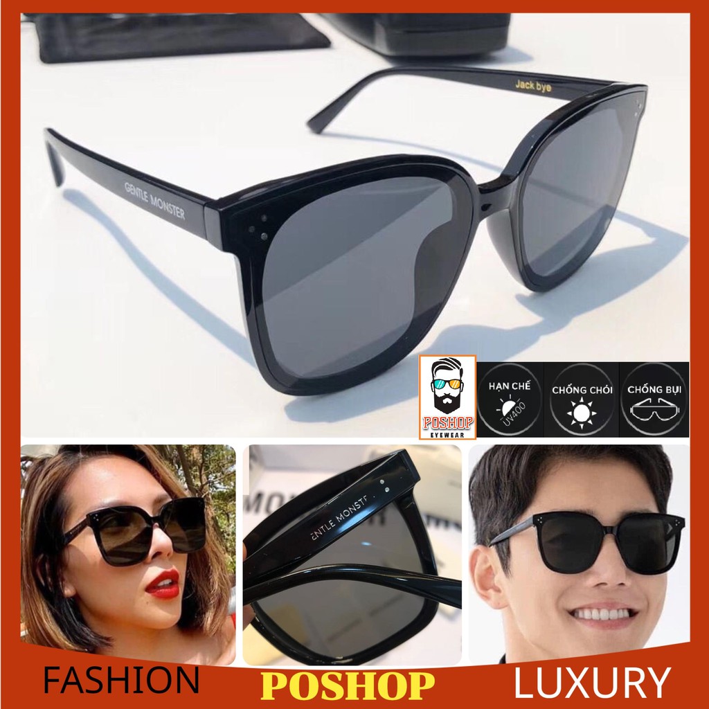 Mắt kinh mát nam nữ kính râm FULLBOX HÃNG POSHOP 5043 dáng vuông cao cấp chống tia UV thời trang Hàn Quốc