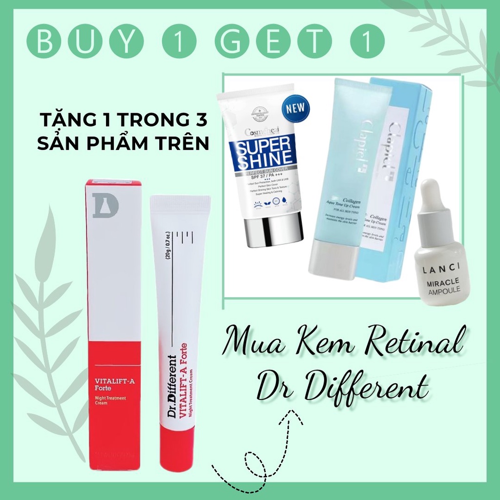 [Date 6/2022] Kem dưỡng Vita A Cream Forte RETINAL DR.DIFFERENT