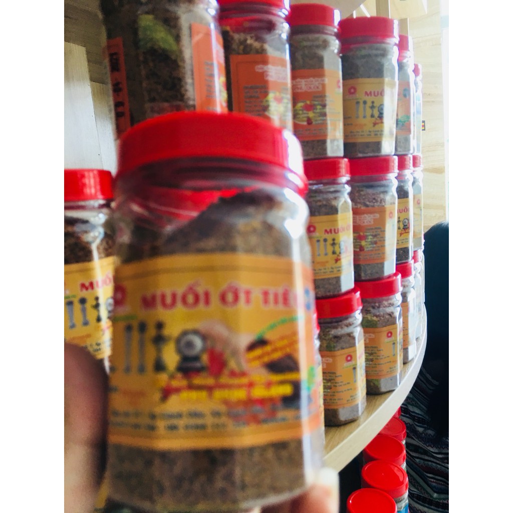 Muối ớt tiêu đặt sản Phú Quốc thơm ngon hủ 100gr