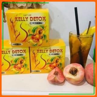 Trà Đào Giảm Cân Kelly Detox Chính Hãng.