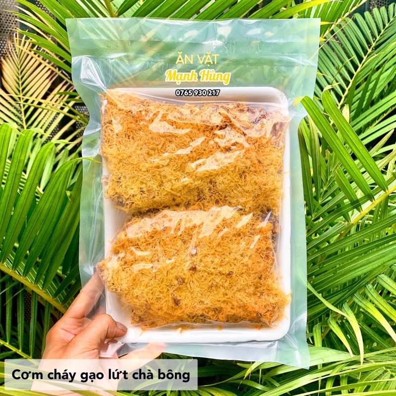 Cơm cháy gạo lứt siêu chà bông Mạnh Hùng