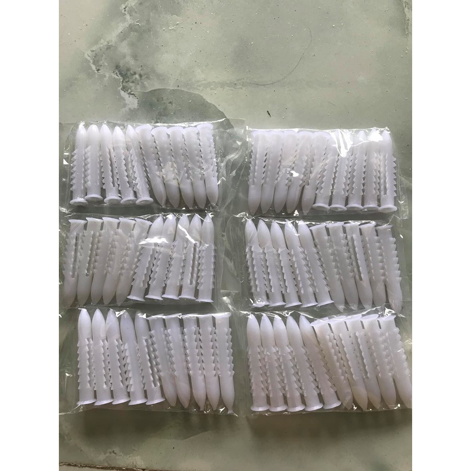 Túi 10 chiếc nở nhựa, tắc kê nhựa -anhsonnd18