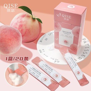 Hộp 20 Gói Kem Dưỡng Da Tay Đào Qise Làm Trắng Da Mờ Thâm Sạm
