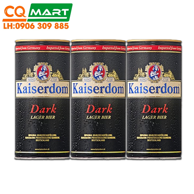 Bia Kaiserdom Dark 4,7% Lon Siêu To 1L