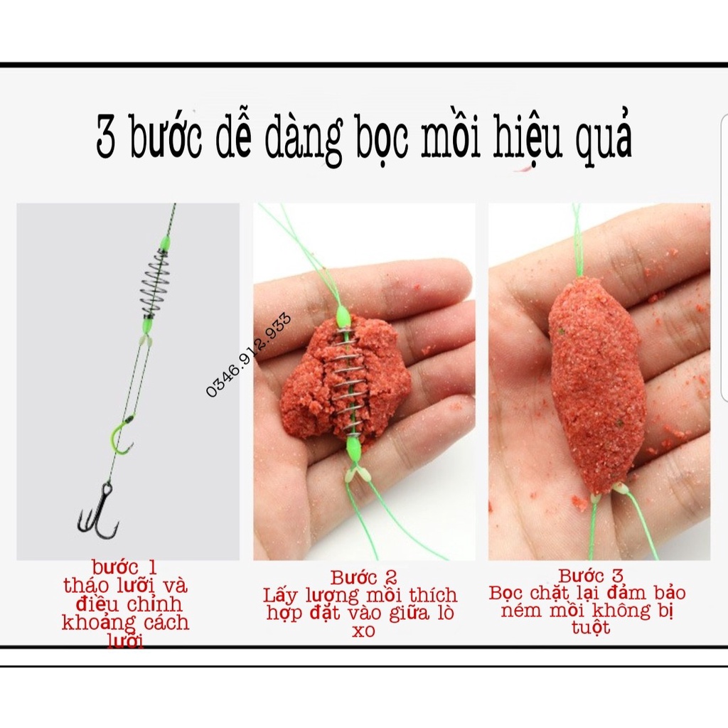 Bộ 10 Thẻo Dù Câu Cá Kèm Lò Xo Và Lưỡi 3 Tiêu Buộc Sẵn Câu Đài  Cao Cấp Lưỡi Câu Cas Đại Lý Đồ Câu Cá_ PK1
