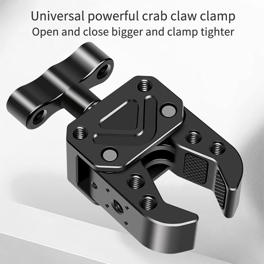 Giá Đỡ Kẹp Chân Cua Mạ Điện XT-XINTE 1 / 4 3 / 8 Arri Chuyên Dụng Cho Đèn Flash / Máy Ảnh / Tripod