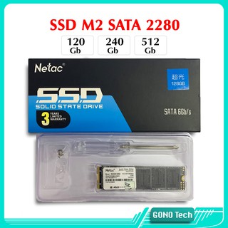 Ổ cứng SSD Netac M2 SATA 128GB 256GB 512GB 120Gb 240Gb N535N M.2 2280