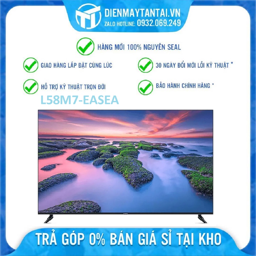 Smart Tivi Xiaomi A2 58 inch L58M7-EASEA (Model 2022) Hệ điều hành Android 10, Bảo hành 24 tháng - giao miễn phí HCM