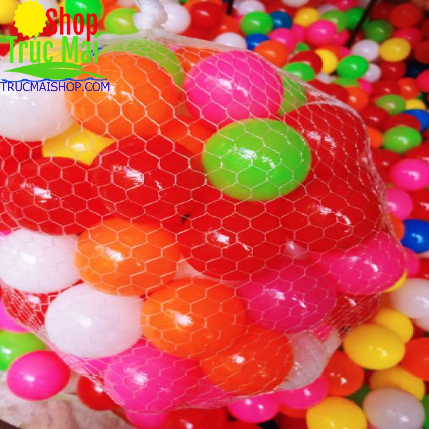 Túi 50 bóng loại 1nhiều màu sắc cho bé thỏa sức vui chơi