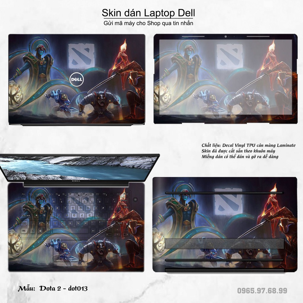 Skin dán Laptop Dell in hình Dota 2 nhiều mẫu 3 (inbox mã máy cho Shop)