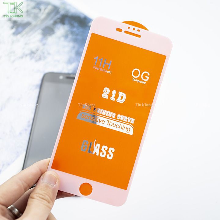 Kính cường lực iphone 21D- cường lực gốm Full màn 6/6s/7/7plus/8/8plus/plus/x/xr/xs/11/12/pro/max siêu bền giá rẻ