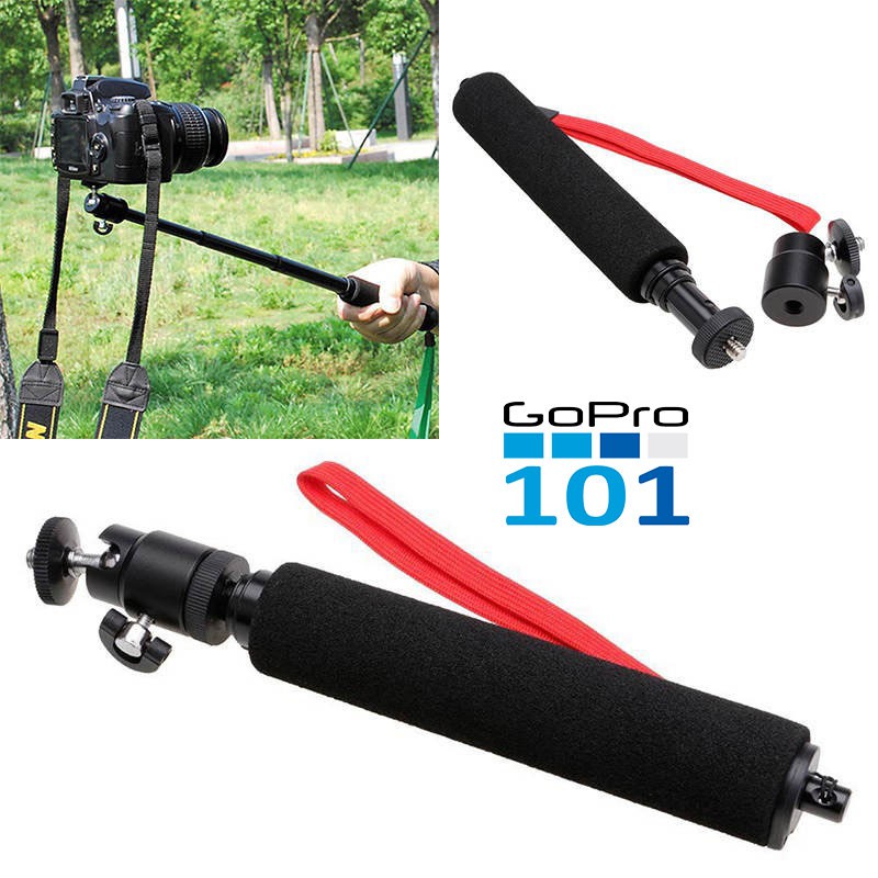 Gậy tự sướng kéo dài 52cm cho GoPro, Osmo, SJcam có Ballhead quay 360 độ - GoPro101 - inoxnamkim