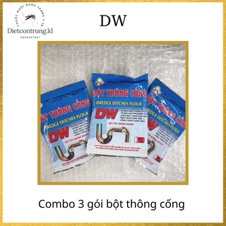 COMBO 3 gói bột thông cống DW ''
