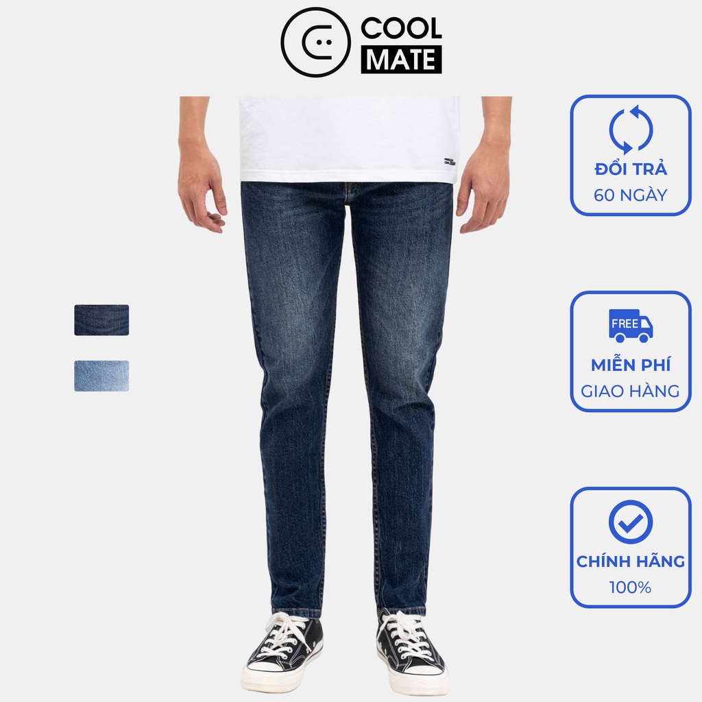 Quần Jeans Clean Denim dáng Slimfit S3 - thương hiệu Coolmate | BigBuy360 - bigbuy360.vn