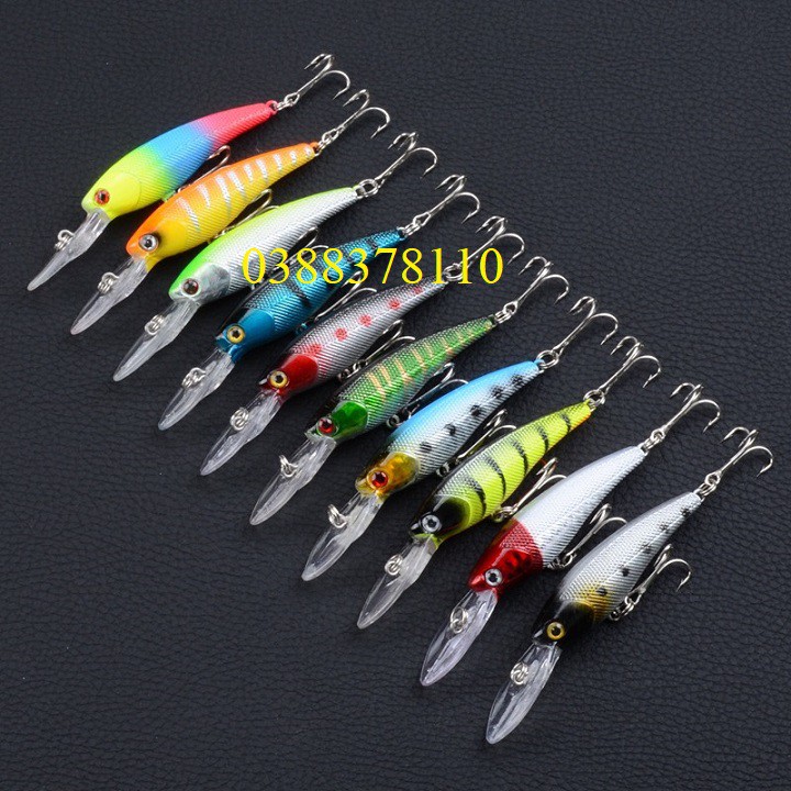 Mồi Câu Lure Cá Chẽm, Hồng, Nhồng, Măng Dài 9cm Nặng 9gam - MG 9