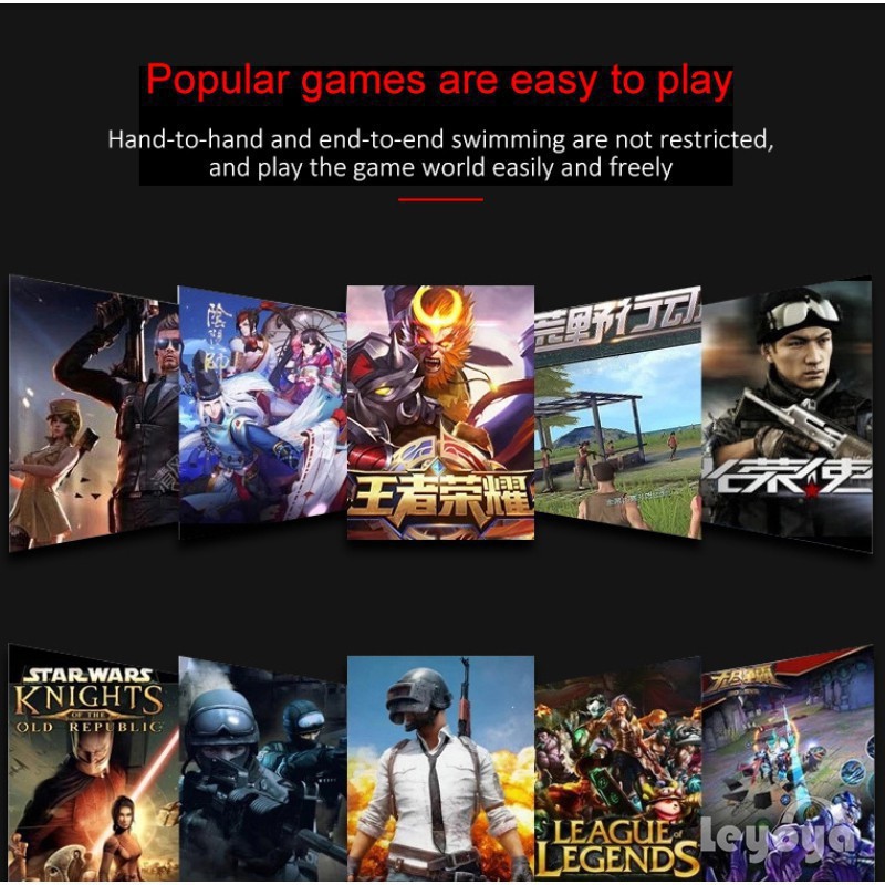 Tai nghe gaming có mic cho điện thoại Leyoya G8 chơi game PUBG mobile / FF / ROS / Tốc chiến