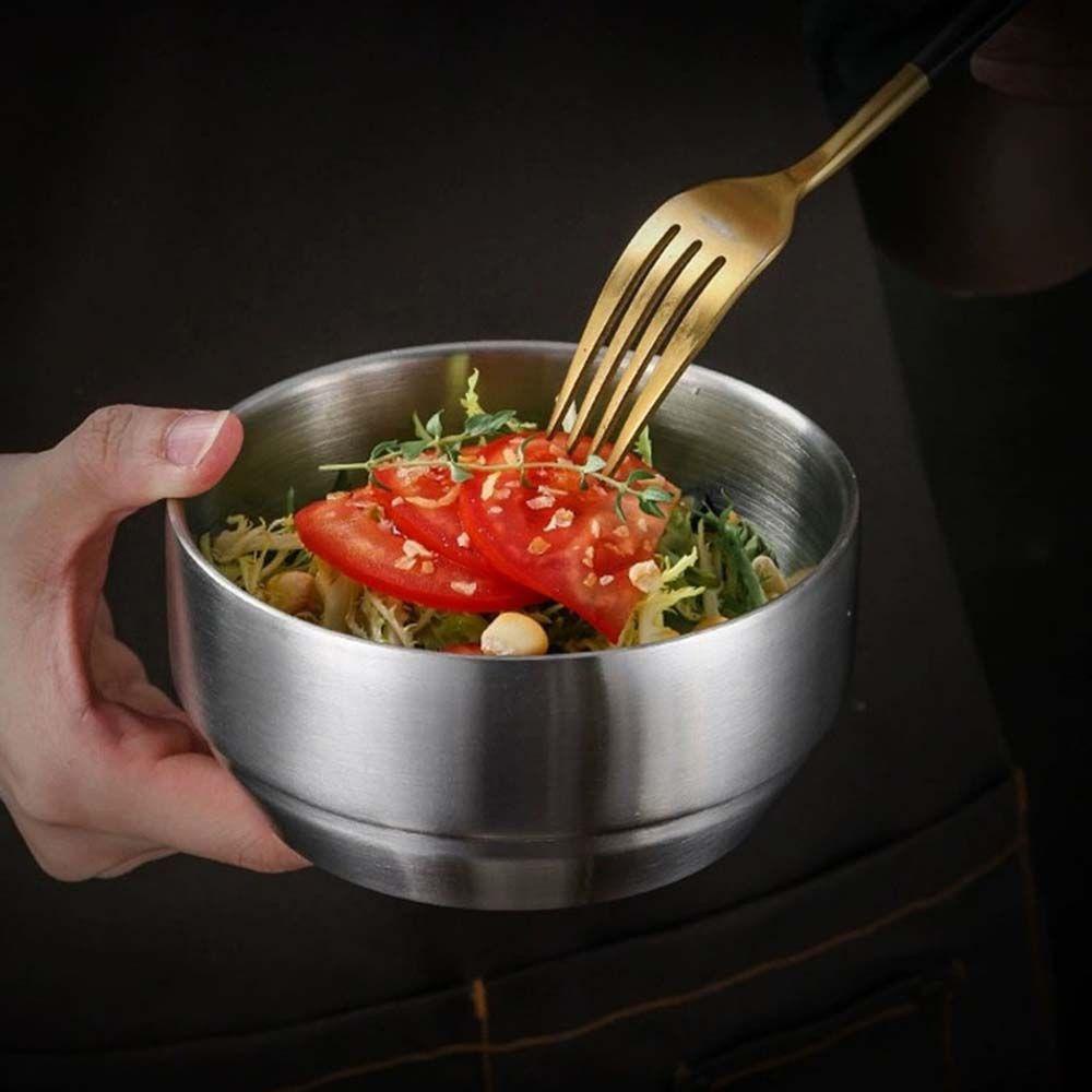 Bộ Bát Ăn Cơm 3 Ngăn Phong Cách Hàn Quốc|Tô Inox 304 Cách Nhiệt Nhiều Màu Sắc Đa Dạng Cho Nhà Bếp