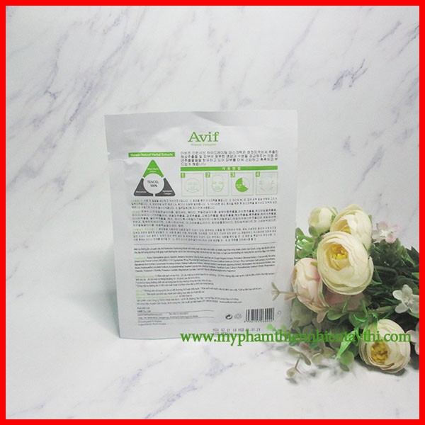 Mặt Nạ Giấy Dưỡng Da Cao Cấp Avif Biocell Face Mask