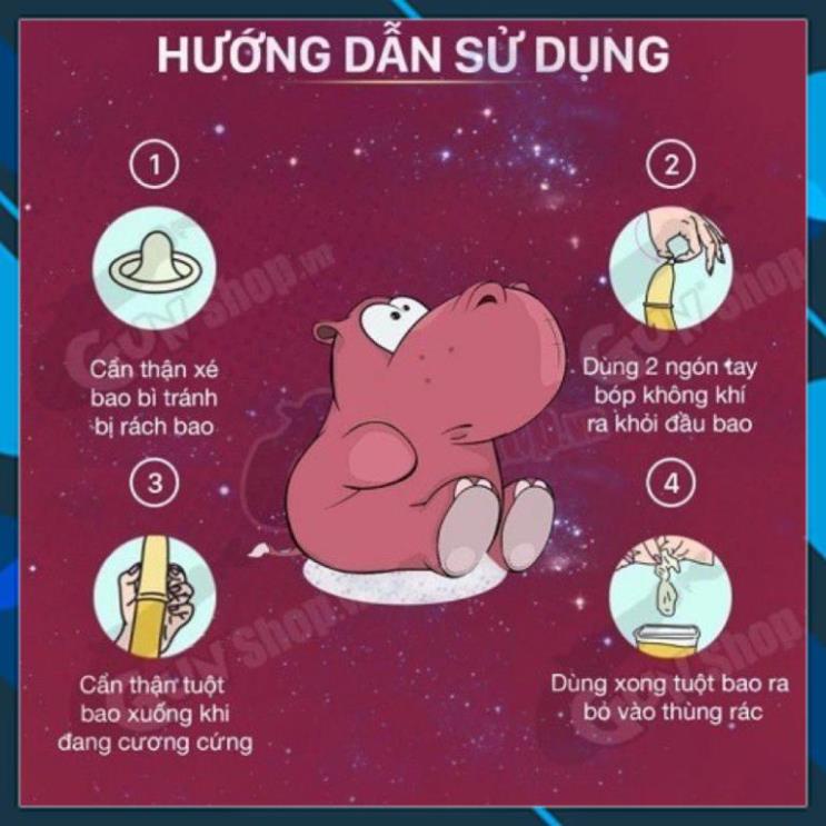 Bao Cao Su Feel 4IN1 Bi Gai  Kéo Dài Thời Gian Quan Hệ - Hộp 12Bcs