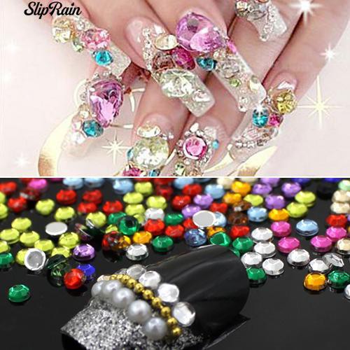 Hộp hạt Acrylic lấp lánh đính trang trí móng đẹp tự làm