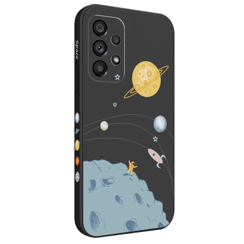 Ốp Lưng Silicone DẻO HọA TiếT HàNh Tinh Cho Samsung Galaxy A73 A53 A33 A23 5G