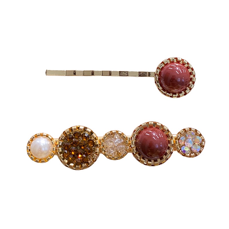 Bộ 2 Kẹp Tóc Ngọc Trai Thời Trang Hàn Quốc