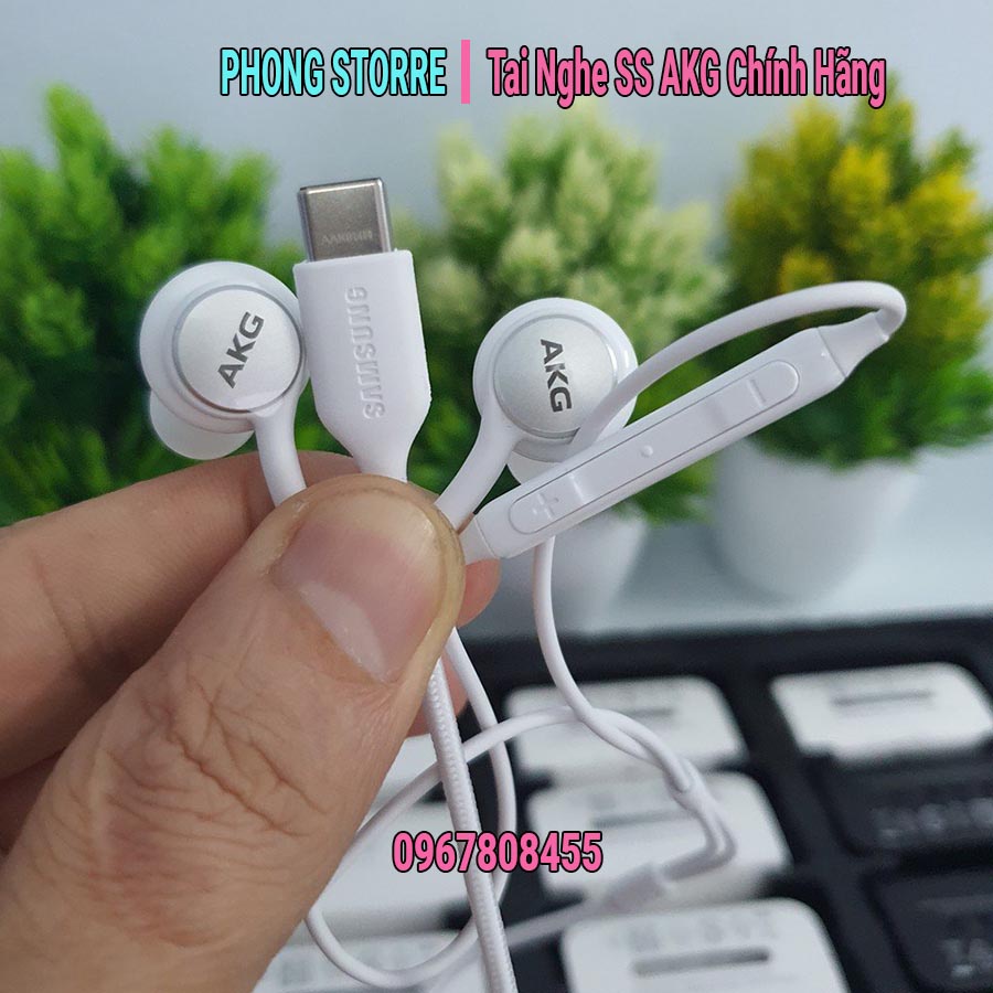 Tai nghe S21, S21 Ultra, Note 10, Note 20 chân Type C, Tai nghe akg âm thanh sống động - PHONG STORE