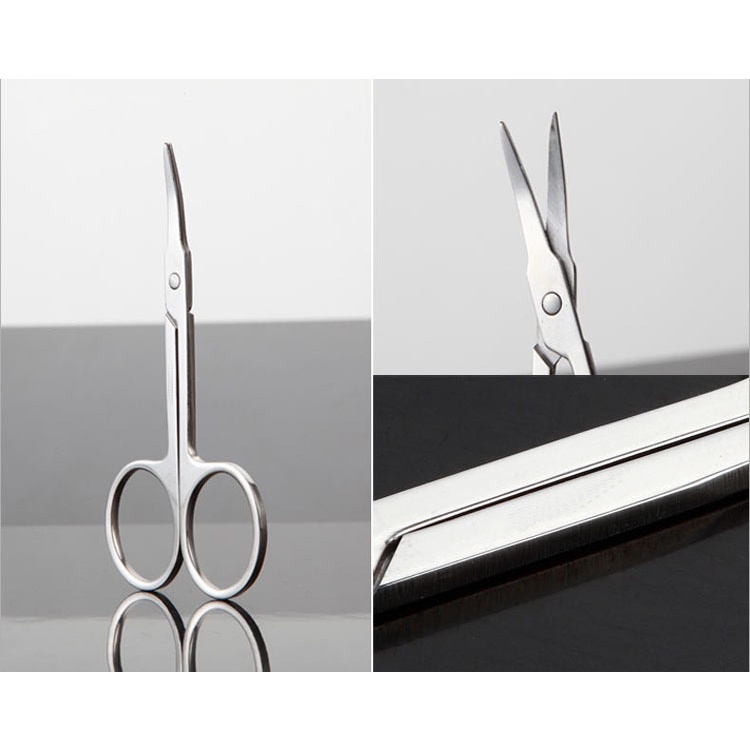 Kéo Cắt Tỉa Lông Mũi, Lông Mày Cao Cấp Bằng Thép Không Gỉ  Mã TB016