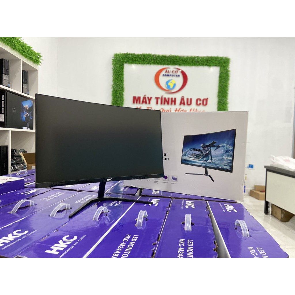 [người bán địa phương] Màn hình máy tính cong Full Viền 24inch 75Hz HUGON Q24 ,  Mới 100% , siêu đẹp , siêu nét , kiểu r | BigBuy360 - bigbuy360.vn