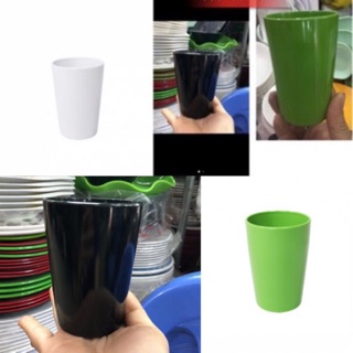 Combo 10 Cốc nhựa phíp nhà hàng đủ cỡ 8-9-10 đủ màu đen xanh trắng
