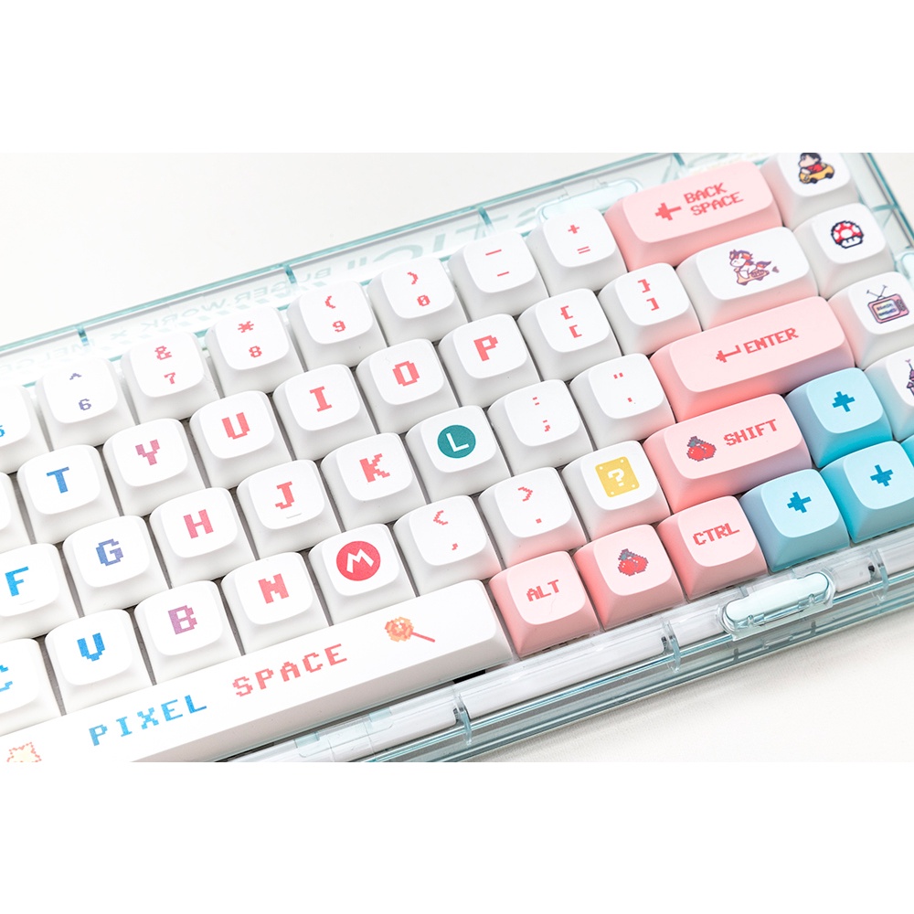 pixel keycaps XDA profile Dye-Sublimation   PBT keycap 134keys
