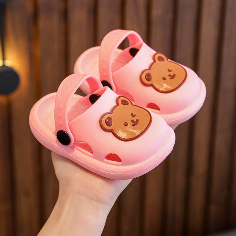 Dép Quai Ngang Hình Gấu Dễ Thương Cho Bé
