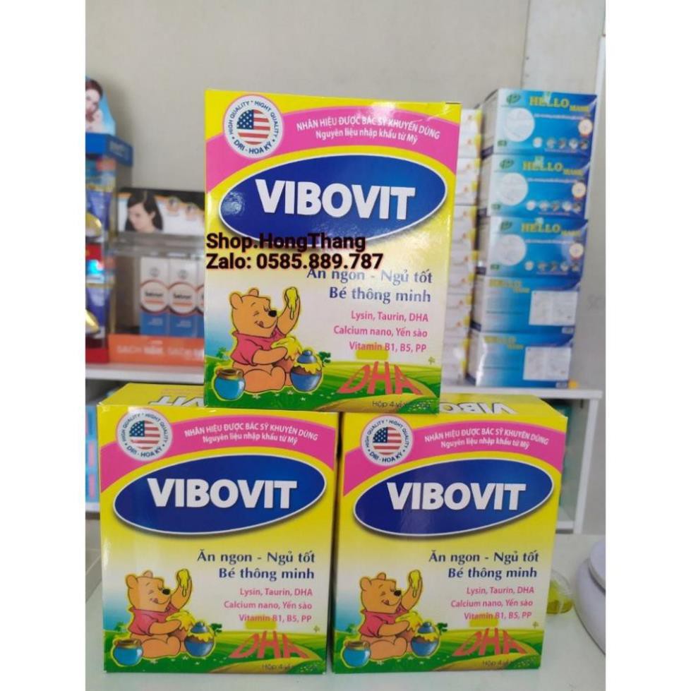 [Cam Kết Hàng Chính Hãng] - Vibovit giúp bé ăn ngon, ngủ tốt ,bé thông minh. - [Quầy Thuốc Bảo Lâm]