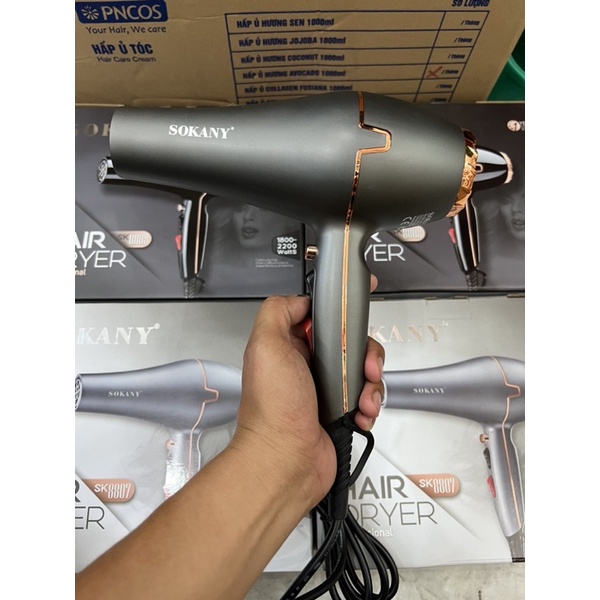 Máy Sấy Tóc SOKANY 2 Chế Độ, Tặng Kèm Đầu Gom Gió ( Bảo Hành 12 Tháng)