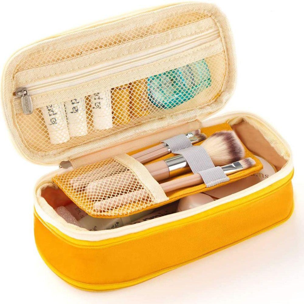 Túi Đựng Bút / Đồ Trang Điểm Sức Chứa Lớn Phong Cách Cổ Điển