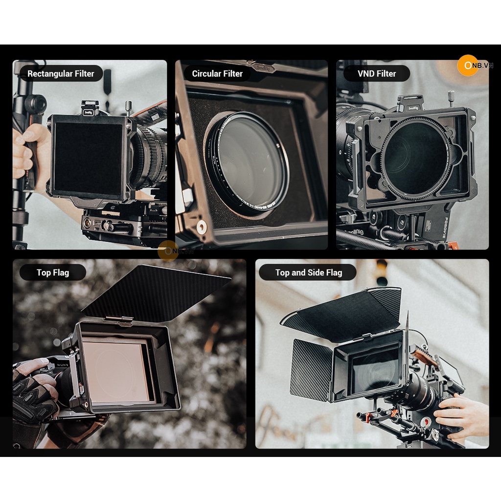 SmallRig Multifunctional Modular Matte Box VND Filter Full Kit 3645