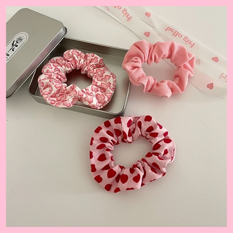 Dây Cột Tóc Đuôi Ngựa Cỡ Lớn Phong Cách retro Dễ Thương Cho Nữ