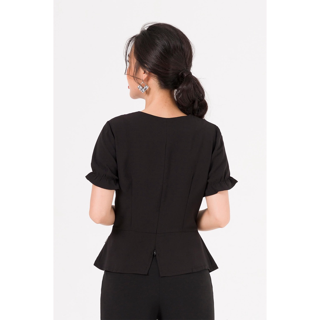 Áo kiểu nữ peplum LAMER L61B20Q019