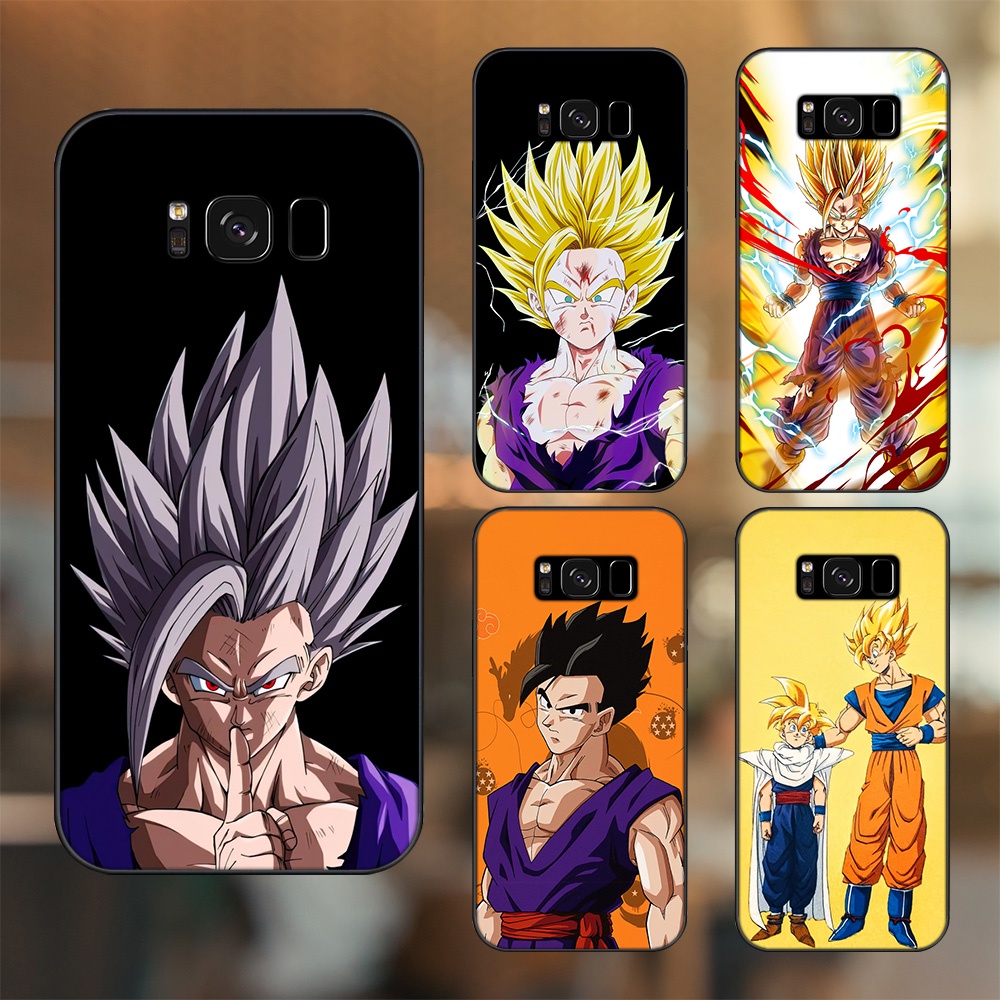 Ốp lưng Samsung S8, S8 Plus viền đen in hình Gohan Dragon Ball