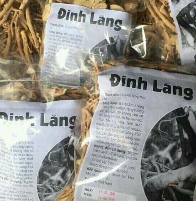 Rễ Đinh lăng nếp khô rễ nhỏ[1kg]